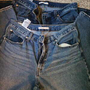 Two pair of Levi Baggy Dad Jeans